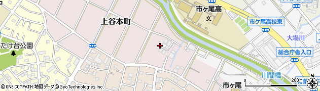 神奈川県横浜市青葉区上谷本町91-6周辺の地図