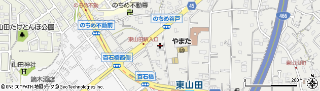 神奈川県横浜市都筑区東山田町周辺の地図