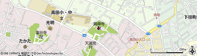 [葬儀場]興禅寺会館周辺の地図