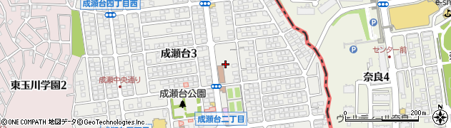 東京都町田市成瀬台3丁目24周辺の地図