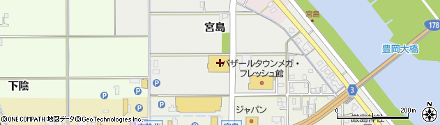 エディオン豊岡店周辺の地図