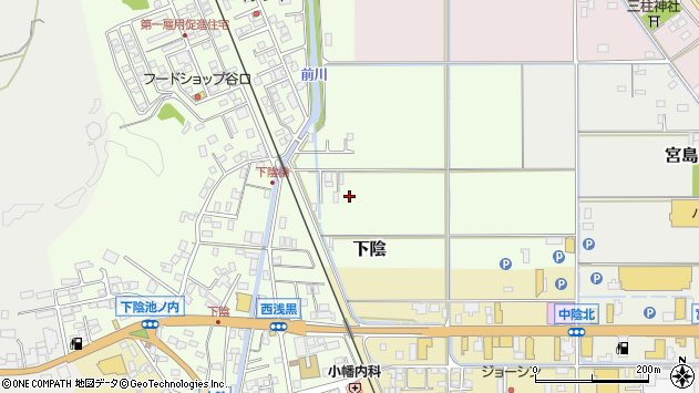 〒668-0012 兵庫県豊岡市下陰の地図