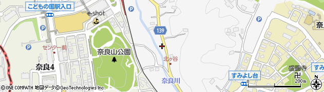 神奈川県横浜市青葉区奈良町844周辺の地図