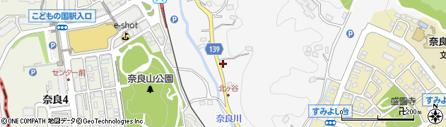 神奈川県横浜市青葉区奈良町847周辺の地図