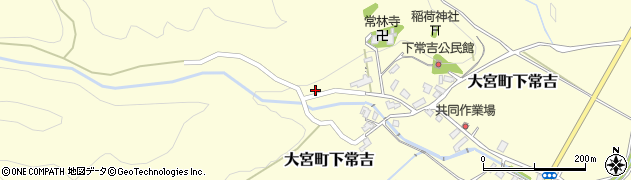 京都府京丹後市大宮町下常吉381周辺の地図