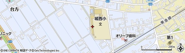 千葉県東金市台方74周辺の地図