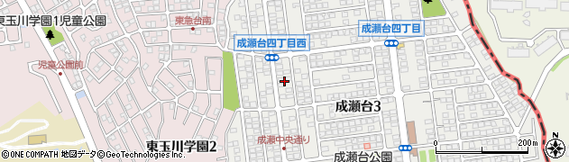 東京都町田市成瀬台3丁目37周辺の地図