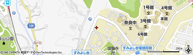 神奈川県横浜市青葉区すみよし台34-1周辺の地図