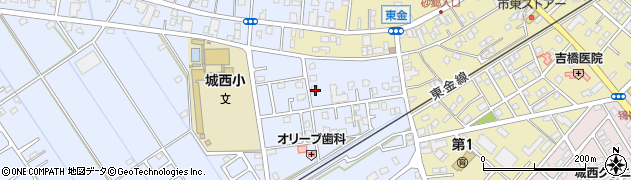 千葉県東金市台方29周辺の地図