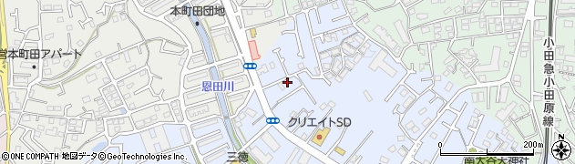 東京都町田市南大谷17周辺の地図