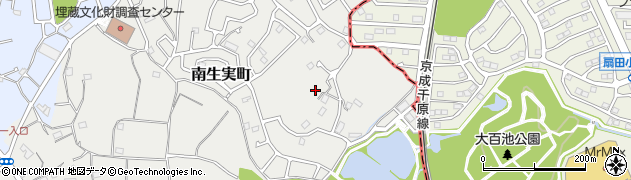 千葉県千葉市中央区南生実町1337周辺の地図