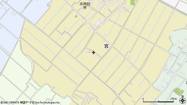 〒283-0023 千葉県東金市宮の地図