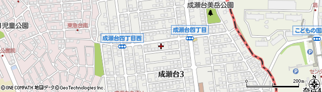 東京都町田市成瀬台3丁目33周辺の地図