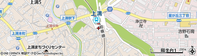 神奈川中央交通東株式会社　相模原営業所・上溝駅前サービスセンター周辺の地図