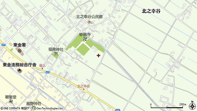 〒283-0061 千葉県東金市北之幸谷の地図