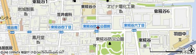 東京都大田区東糀谷周辺の地図