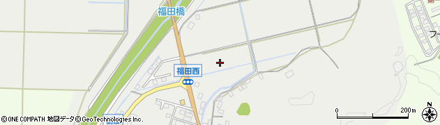 兵庫県豊岡市福田周辺の地図