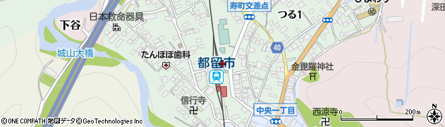 ファミリーロッジ旅籠屋・富士都留店周辺の地図