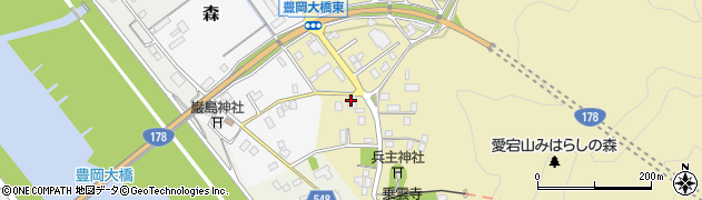 中田鉄工所周辺の地図