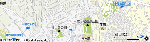 神奈川県横浜市青葉区市ケ尾町1636周辺の地図