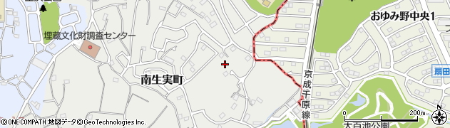 千葉県千葉市中央区南生実町1322周辺の地図
