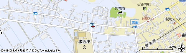 千葉県東金市台方1644周辺の地図