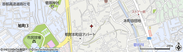 東京都町田市本町田216周辺の地図