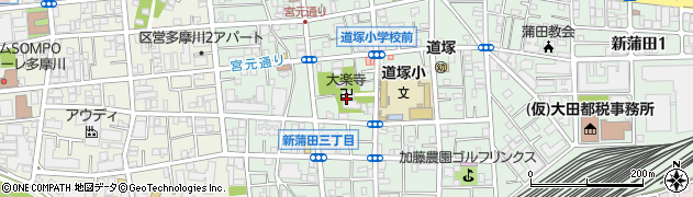 [葬儀場]大楽寺会館周辺の地図