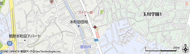 東京都町田市本町田4393周辺の地図