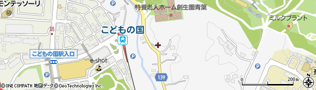 神奈川県横浜市青葉区奈良町876周辺の地図