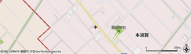 千葉県山武市本須賀2964周辺の地図