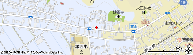 千葉県東金市台方1649周辺の地図