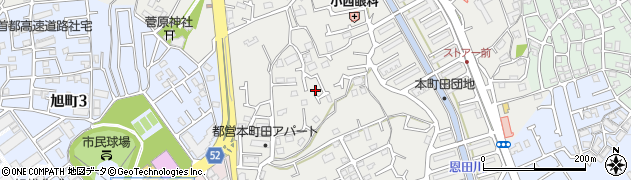 東京都町田市本町田219-3周辺の地図