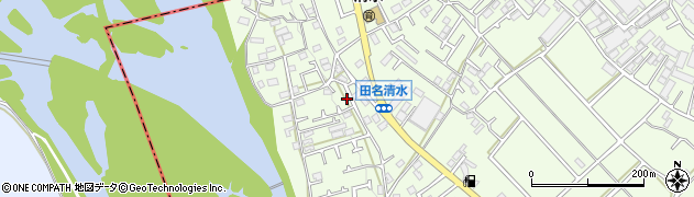 神奈川県相模原市中央区田名1593周辺の地図