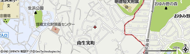 千葉県千葉市中央区南生実町1305周辺の地図