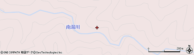 南湯ノ川周辺の地図