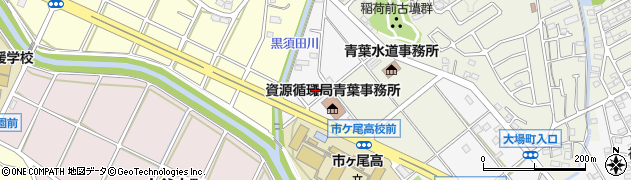 神奈川県横浜市青葉区市ケ尾町2033-4周辺の地図
