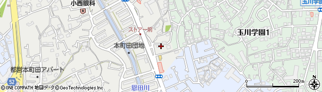 東京都町田市本町田4388周辺の地図