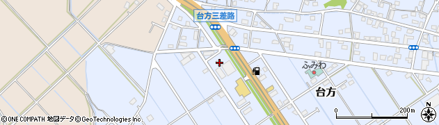 千葉県東金市台方2073周辺の地図