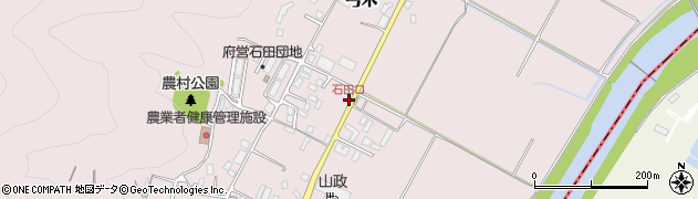 石田口周辺の地図