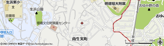 千葉県千葉市中央区南生実町1302周辺の地図