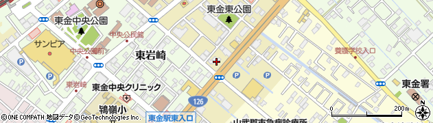 メガネスーパー東金店周辺の地図