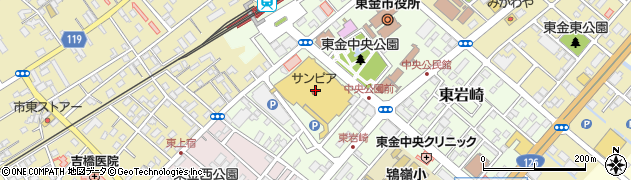 イオン東金店周辺の地図
