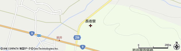 岩井長者寮周辺の地図