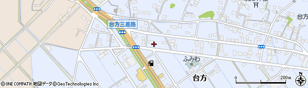 千葉県東金市台方295周辺の地図