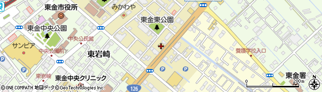 ガスト東金店周辺の地図
