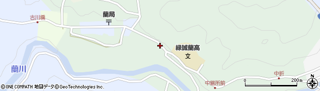 富士見台入口周辺の地図