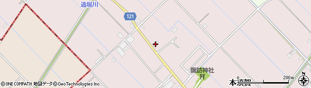 千葉県山武市本須賀2831周辺の地図