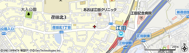 城南信用金庫荏田支店周辺の地図