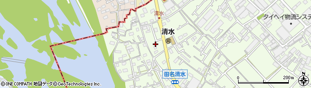 神奈川県相模原市中央区田名2165-12周辺の地図
